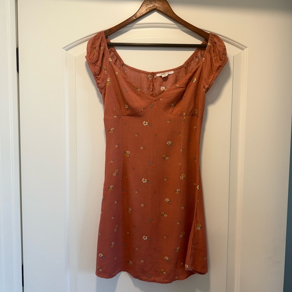 O'Neill Peach Floral Mini Dress - Picture 1 of 4